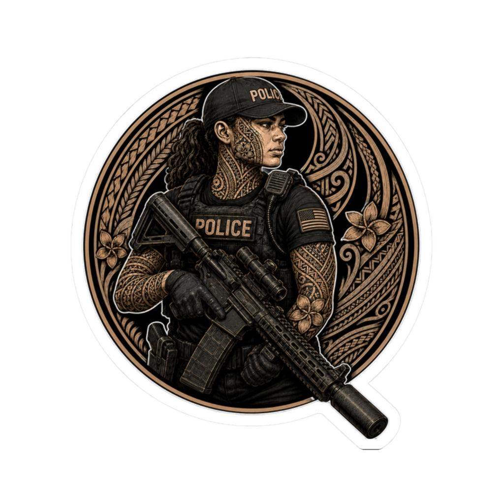 Female Police Officer - Tongan Tribal