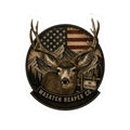 American Flag Deer Sticker | Wasatch Reaper Co.