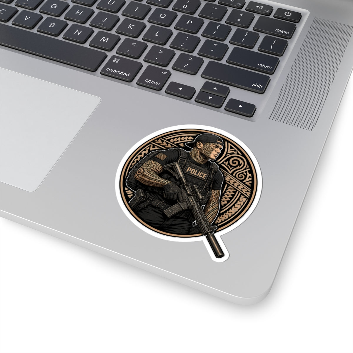 Police Officer Sticker | Hawaiian Tribal
