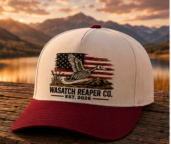 Wasatch Reaper Co. Two-Tone Cap — Vintage American Duck Hunting Hat