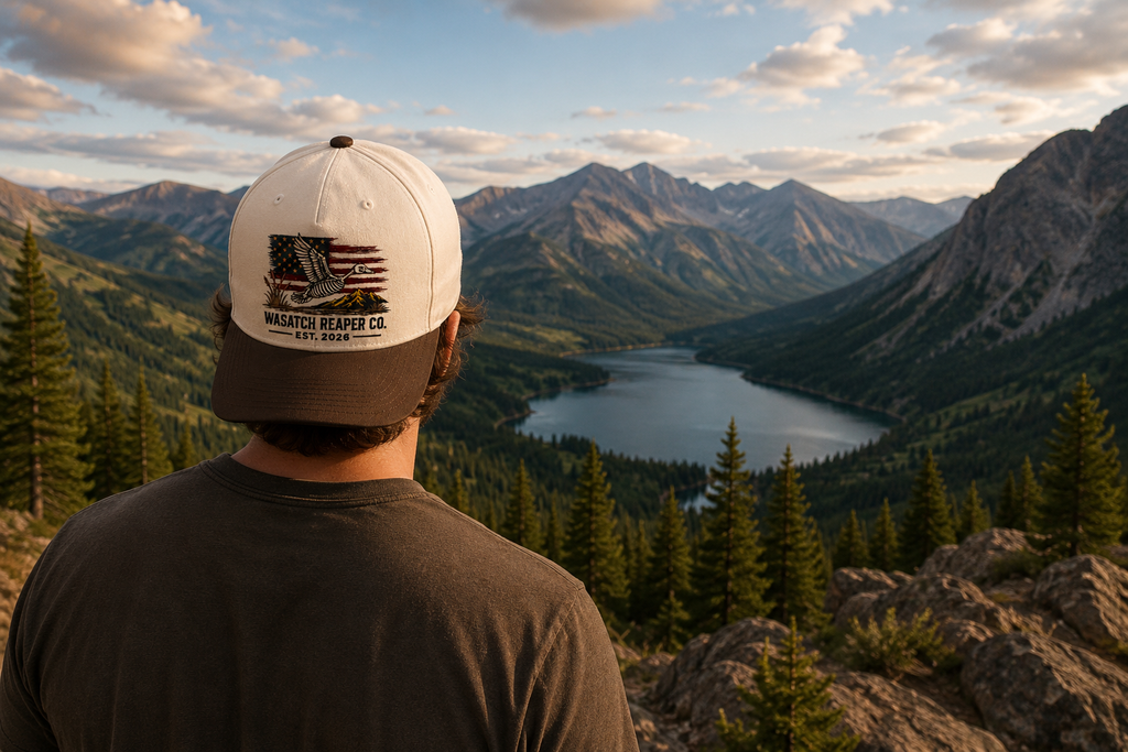 Wasatch Reaper Co. Two-Tone Cap — Vintage American Duck Hunting Hat