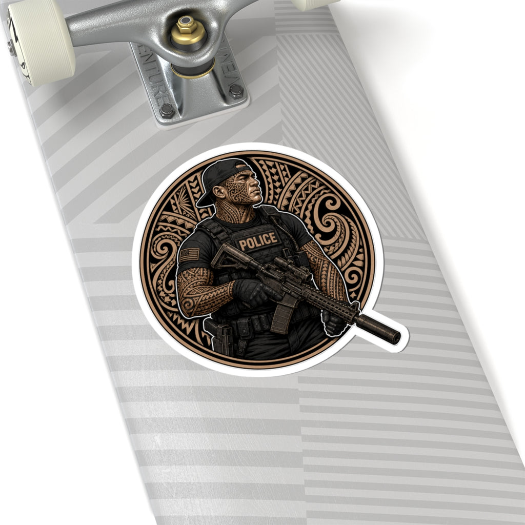 Tactical Police Officer Sticker | Samoa