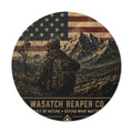 Utah Outdoors Round Vinyl Sticker — Built by Nature • Defend What Matters