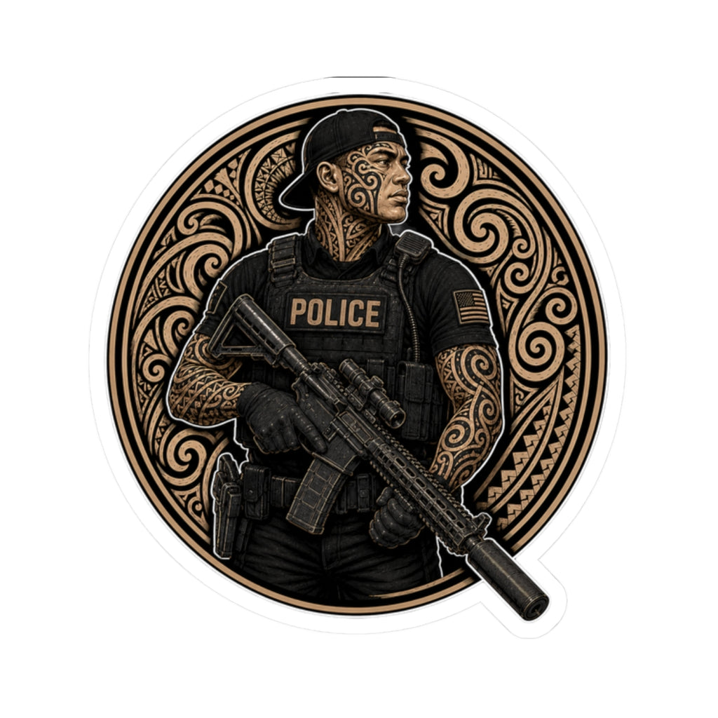 NZ Police Officer sticker | Maori